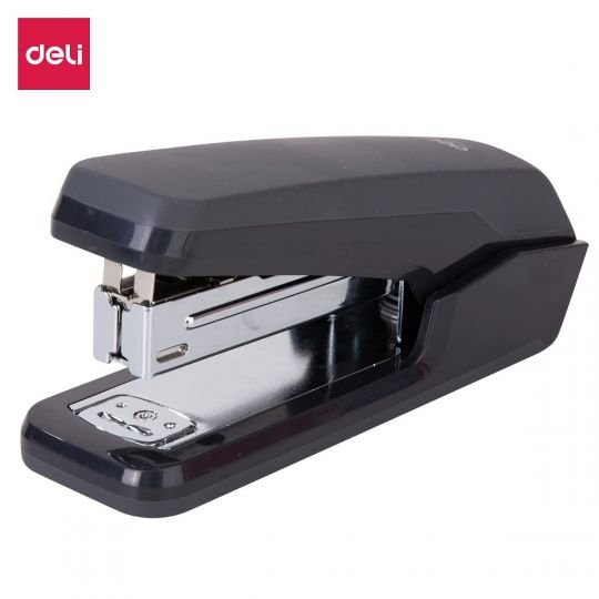 Deli W0464 Stapler, 24/6 & 26/6 (Black, Pack of 1)