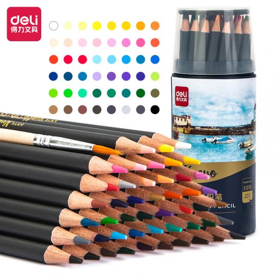 Deli W68102 Colored Pencil (Multicolor, Pack of 1)