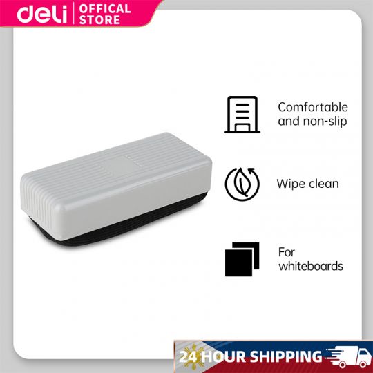 Deli W7810 Whiteboard Eraser, White,