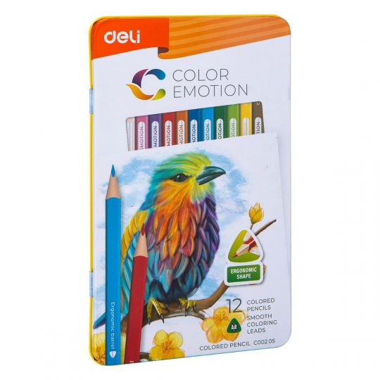 Deli WC00205 Color Pencil, Multicolor